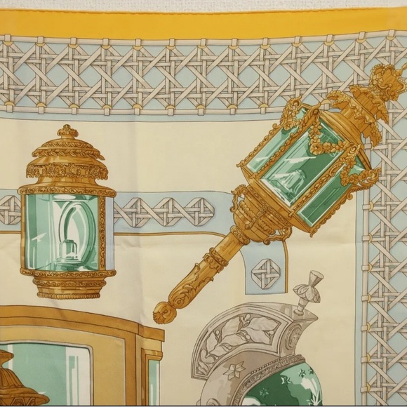 SOLD Authentic HERMES "Feux de Route" Silk Scarf Carre 90 - Picture 5 of 10